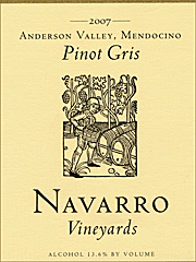 Navarro 2007 Pinot Gris